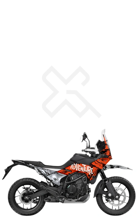 Adventure Edition Full Body Sticker for New Gen Adventure 250/390 | Made in Premium Gloss Vinyl with FPF (Fade Protection Film), Waterproof, Precut Sticker, Pack of 1